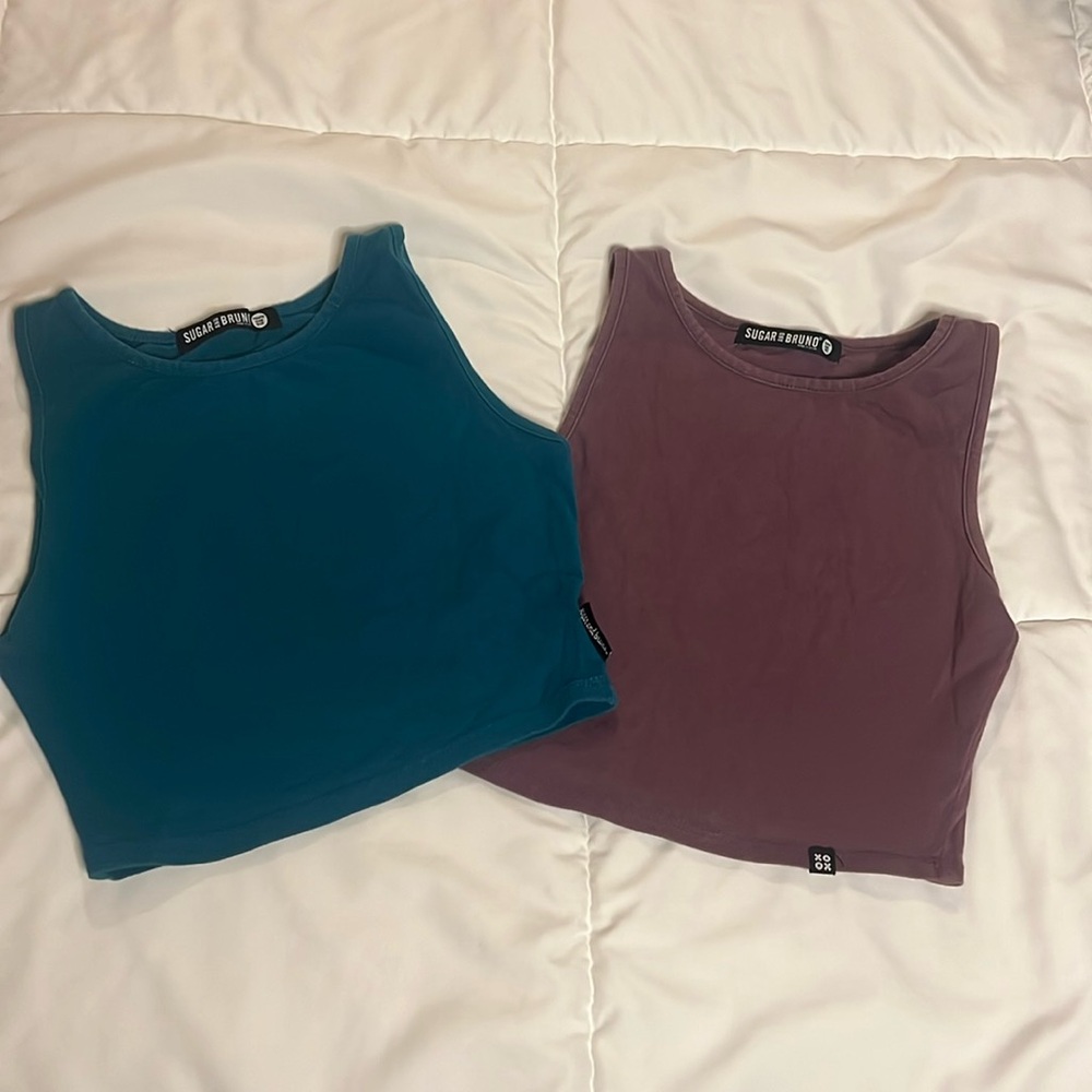 Youth Dance tank tops set of 2 Sugar and Bruno